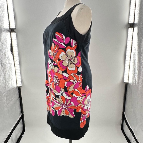 Lane Bryant womens dress 14 multicolored floral pencil 100% cotton Corp core - Picture 7 of 11